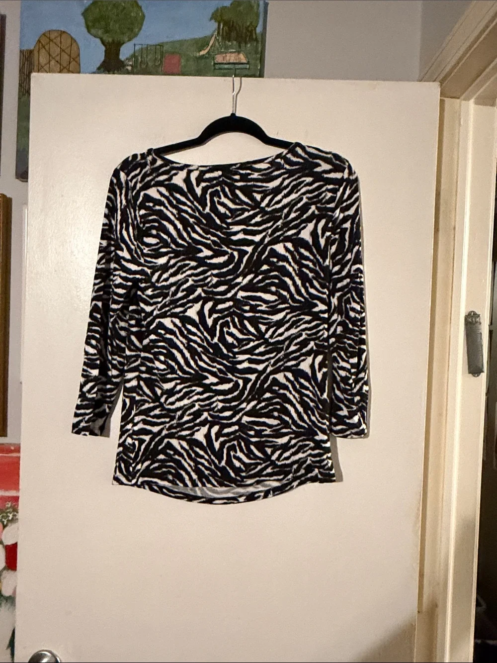 Michael Kors 3/4 sleeve drapey top